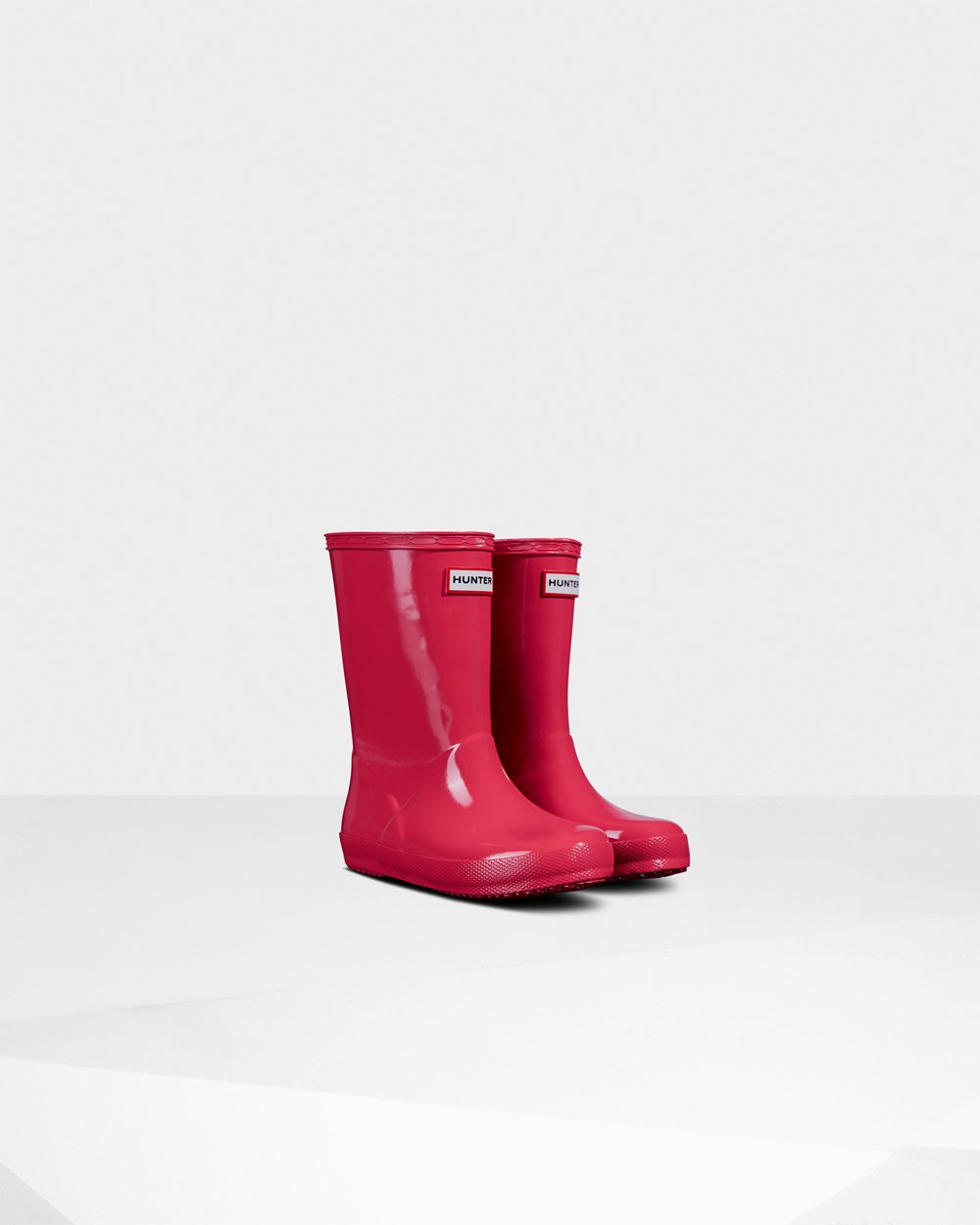 Hunter Original First Classic Gloss Rain Boots - Buy Kids Pink - ENRFYQ391